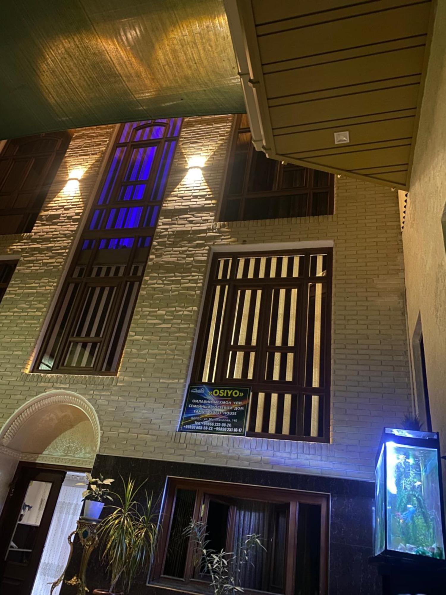 Hotel Osiyo Samarcanda Exterior foto